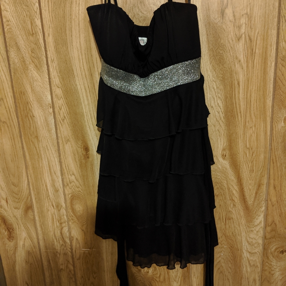 Black Ruffles Dress